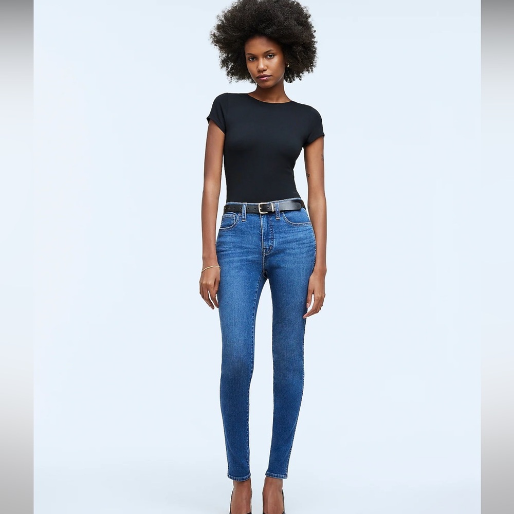 Madewell 10” high rise skinny ankle blue  jeans size 27